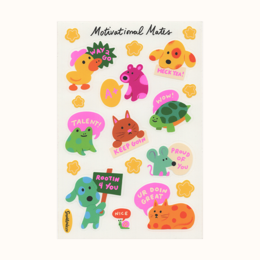 Motivational Mates Sticker Sheet