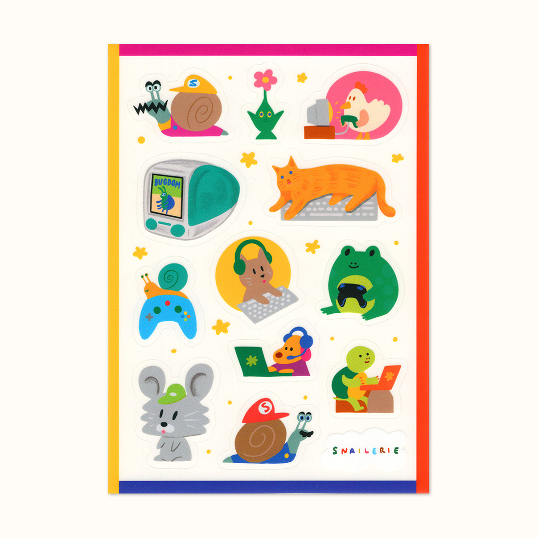 Gamer Pals Sticker Sheet