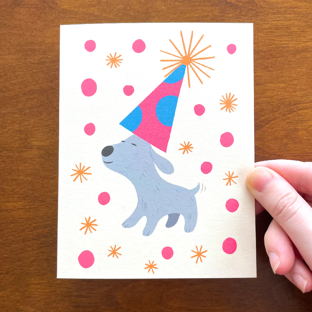 Party Pup Greeting Card