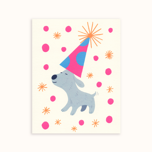 Party Pup Greeting Card