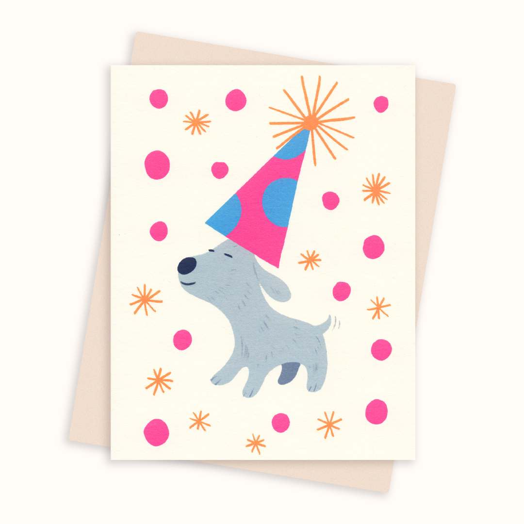 Party Pup Greeting Card