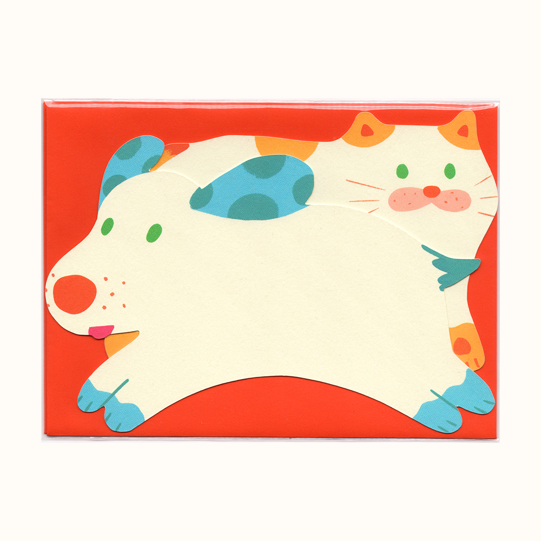 Cat & Dog Note Card Set