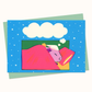 Sleepy Guinea Pig (Interactive!) Art Postcard